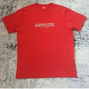 Supreme Nouveau logo tee